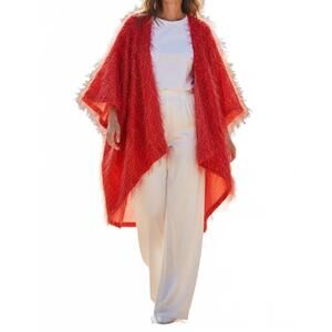 NEW CLAUDIO CUTULI dore vest in coral